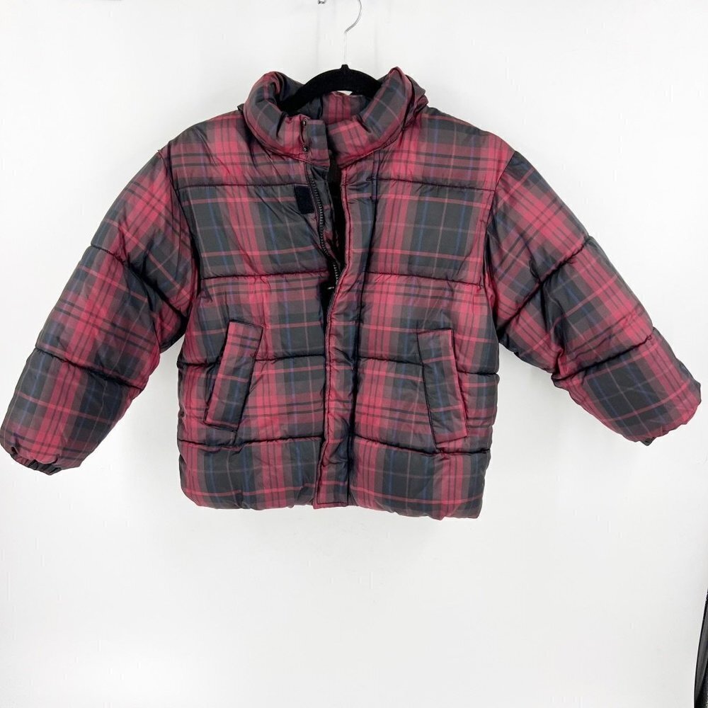 ✅ Zara Kids Puffer Jacket - Kids 8 RED AND BLACK